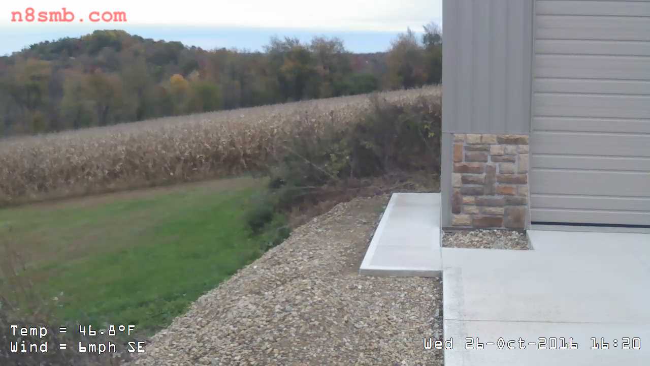 KSG Barn Cam picture.  Updated every 30 minutes